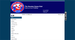 Desktop Screenshot of houstoncanoeclub.org